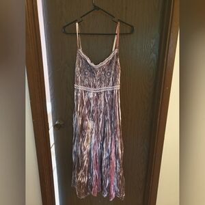 Crushed velvet dress